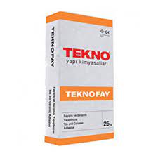 TEKNO Teknofay Gri Seramik Fayans Yapıştırıcı 25 KG